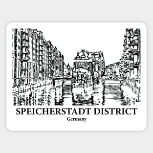 Speicherstadt District - Germany Magnet